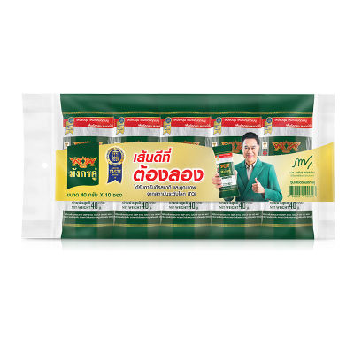 มังกรคู่ วุ้นเส้น เกรด A 40 กรัม (10 ห่อ) DOUBLE DRAGON VERMICELLI 40 G. PACK. 10 UNITS