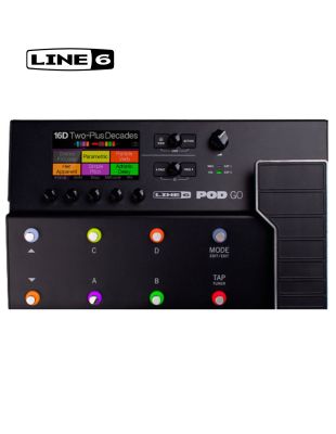 Line 6 POD Go มัลติเอฟเฟค เสียงถอดแบบจาก Helix Stomp ต่อคอมได้ + แถมฟรีโปรแกรม POD Go Edit App