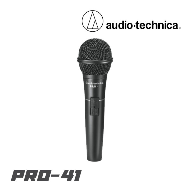 audio-technica-pro-41-ไมโครโฟนแบบไดดามิก-มีรูปแบบการรับเสียงแบบ-cardioid-ตอบสนองความถี่-90-16-000-hz-สินค้าใหม่แกะกล่อง