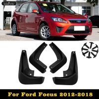 แผ่นกันโคลนล้อรถยนต์บังโคลนรถยนต์สำหรับอุปกรณ์เสริมบังโคลนสำหรับ Ford / Focus 3 MK3 Hatchback 2012-2018