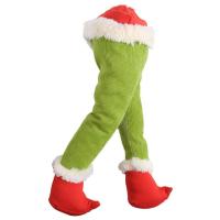 40CM Christmas Decoration Plush Elf Leg Christmas Plush Elf Toy Christmas Tree Hanging Ornaments Party Decoration 2021 New