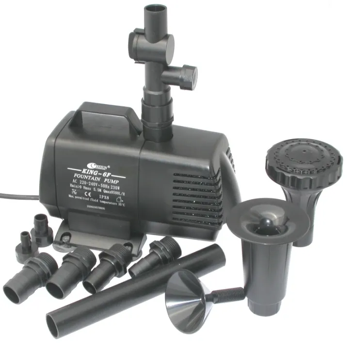 Resun Submersible Water Fountain Pump 8500 LPH for Aquarium, Koi Pond