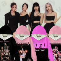 * YAYA * 2023 Blackpink เสื้อฮู้ทเด็กเสื้อแจ็กเก็ตเสื้อแขนยาวเสื้อกันหนาวเครื่องแต่งกายฤดูหนาวเด็กหญิงเด็กชาย3-13ปี