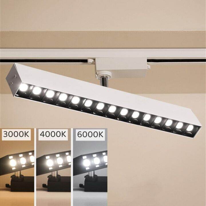 LED Linear Grille Track Floodlights 30W Ceiling Track Lighting