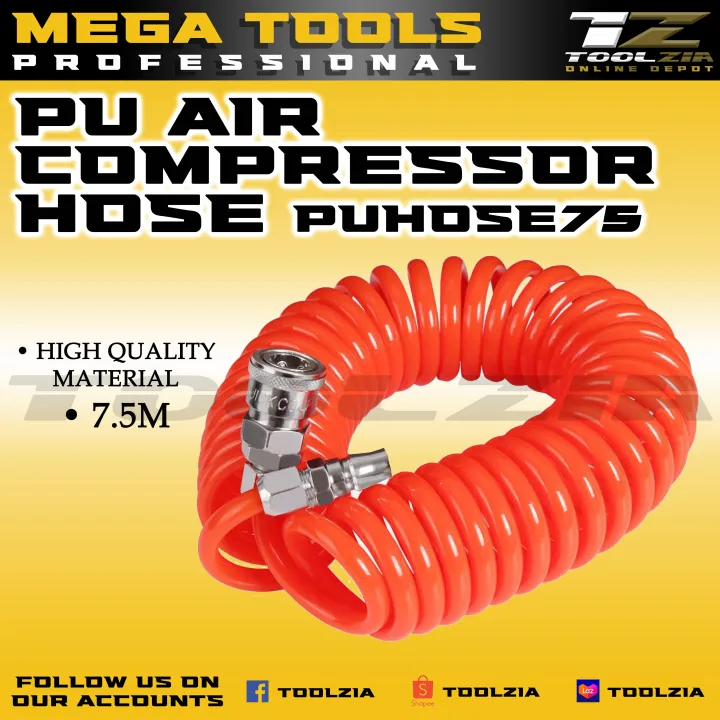 PU Air Compressor Hose 7.5m HIGH QUALITY MATERIAL Lazada PH