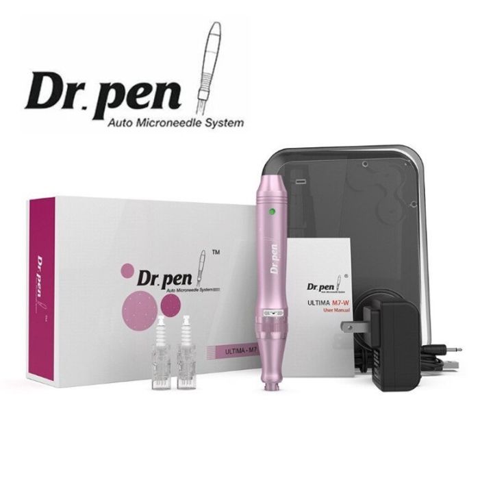 dr-pen-ultima-m7-with-2-pcs-needles-micro-needling-machine-derma-pen-microneedle-therapy-cartridges-mesotherapy-skin-care-tools