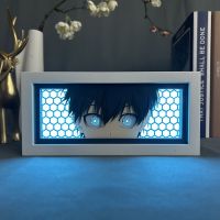 【hot】 Anime Lightbox Yoichi Isagi Lock for Room Decoration Manga Paper Cut Table Desk Lamp