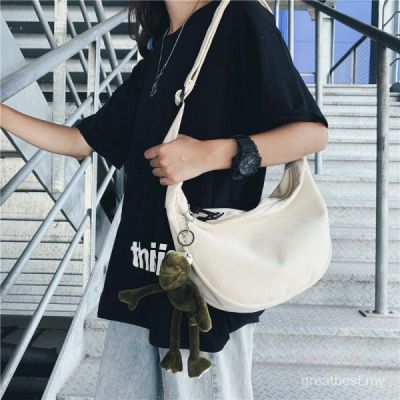 Japanese Harajuku Canvas Bag Korean Retro Student Large Capacity Messenger Bag Crossbody Bag Shoulder Bag