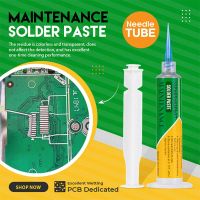 Needle tube solder paste sn62.8pb36.8ag0.4 melting point 181 ℃ SMD welding SMT patch maintenance mobile components solder paste Handtool parts Accessories