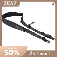 ZHAN สายสะพายปืนไรเฟิลยุทธวิธีถอดได้แบบแยกส่วนมี2จุด 1จุดสายสะพายปืนยิงต่อสู้สายคล้องล่าสัตว์