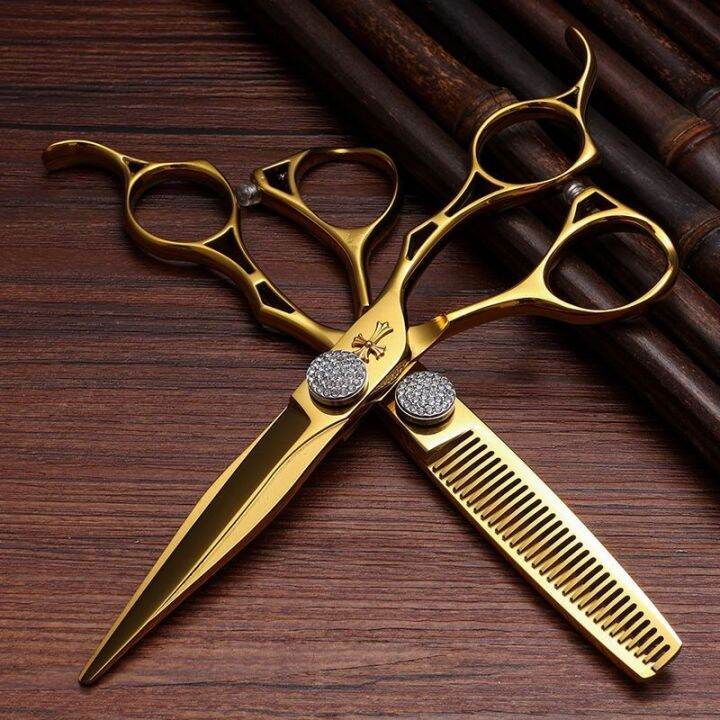 high-end-authentic-japanese-import-steel-man-hairdressing-scissors-professional-hairdresser-barber-special-flat-scissors-tooth-scissors-thinning-set