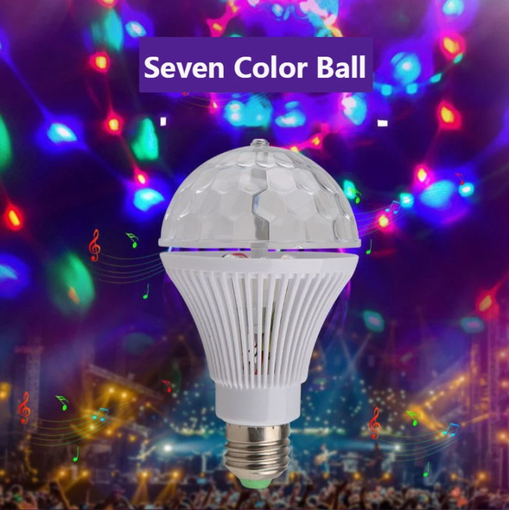 ESTORE Disco Bulb Lights Lamp Auto Rotating Stage Dancing Christmas