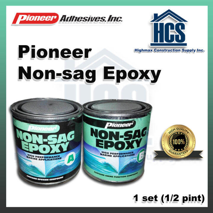 Pioneer Non-sag Epoxy Set (1/2 Pint) | Lazada PH