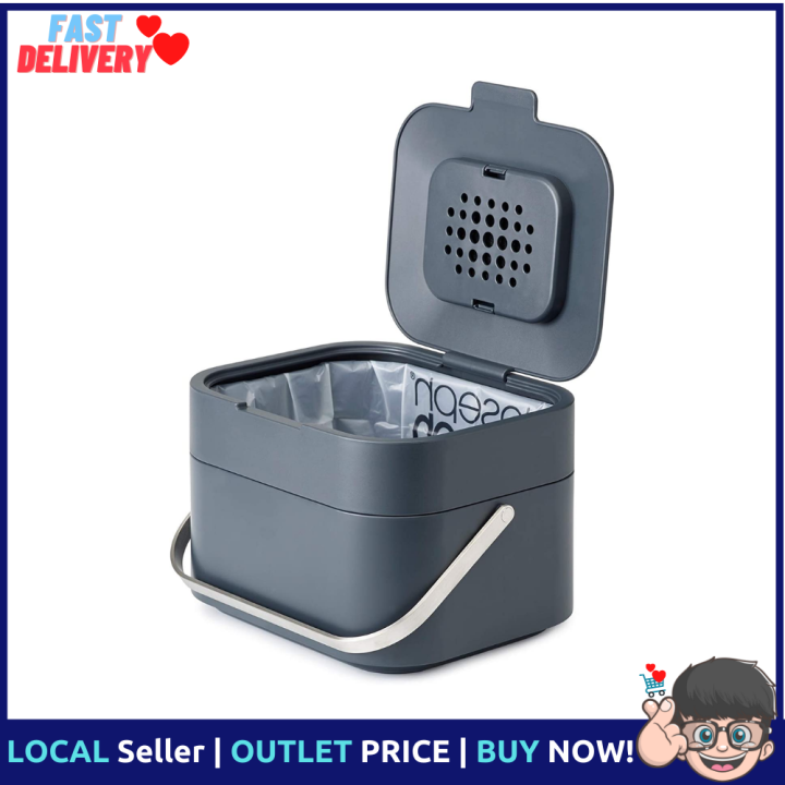 Joseph Joseph 30016 Intelligent Waste Compost Bin Food Waste Caddy with