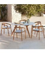 ▩♝ Outdoor leisure chairs courtyard anticorrosive wood balcony three-piece suit the modern creative combination of solid tea table furniture