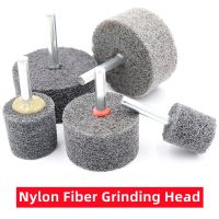 ✤♂ 1/3/5pcs Cylindrical Nylon Fiber Grinding Head 6 Shank 20-50mm Grinding Wheel Polishing Wheel Rotary Tool Electric Grinding Head