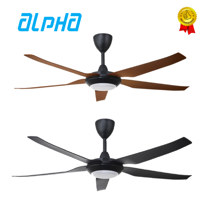 Alpha LED Ceiling Fan DC Motor 8 Speed Remote Control VANNUS Series