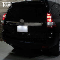 Tcart Car LED Car Rear License Plate Lights led lamps lights accessories for Toyota land cruiser prado 150 2014 2015 2016 2017