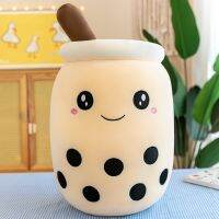 25เซนติเมตรน่ารักชานม Boba Plushie ของเล่นยัดใส้แบบนุ่ม Bule ชาหมูตุ๊กตาหนานุ่มชานมหมอนกอดเด็กที่เอาใจใส่ตุ๊กตาของขวัญวันเกิด