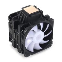 6 ท่อความร้อน CPU Cooler PWM 4 Pin 120mm ARGB PC Fan Quiet Intel LGA 1700 1200 1150 1155 1356 2011 X99 AMD AM4 CPU Cooling Fan-Laocher