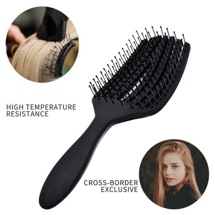 Detangling Hair Brush Tangled Hair Comb Hollow Out Massage Combs Curly
