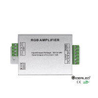 Rgb Light Strip Led Signal Amplifier 12A Led Light Band Power Expansion Input Voltage Dc12-24V
