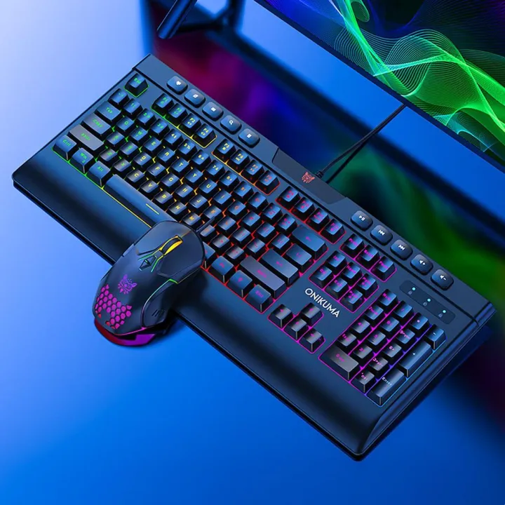 Onikuma G21 Gaming Keyboard and mice combos Lazada