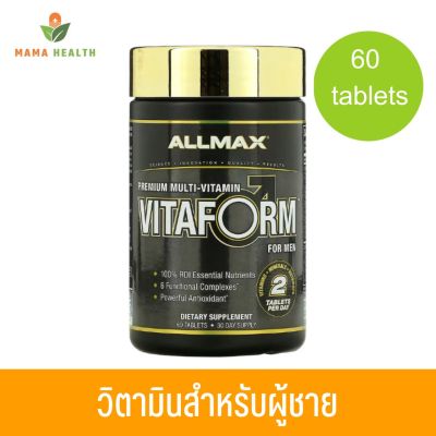 [exp04/2024] ALLMAX Nutrition Premium Vitaform Performance Vitamin For Men 60 Tablets