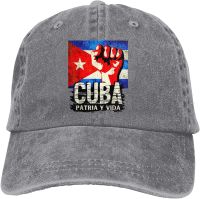 Island Sos Cuba Hat Retro Cotton Cowboy Pack Washed Plain Adjustable for Men Baseball Cap Classic Sports Cotton for Men Women