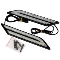 1คู่รถ Daytime Running Light ไฟ LED อัตโนมัติ12V LED 6000K รถ Lamp