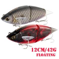 Pike Fishing Lures Swimming Bait 12cm 42g Floating Bass Fishing Lure Minnow Fishing Lures Printed Color