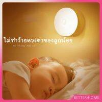 โคมไฟหัวเตียง ไฟกลางคืน LED 0.6w ชาร์จ โคมไฟ ยึดผนังด้วยแม่เหล็ก LED Button night light