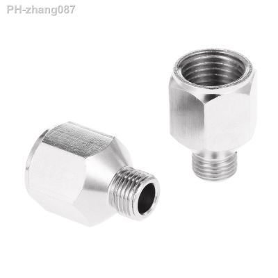 2pcs Airbrush Air Hose Adaptor G1/8 BSP Male G1/4 BSP Female Air Brush Connector for Air Compressor