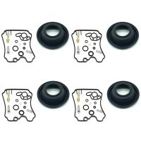 QAQWEEE For Yamaha YZF750R YZF750 YZF 750 R 1993 1994-1998 Carburetor Repair Kit Vacuum Diaphragm Membrane Float Vavle 4 Sets Carb Part