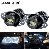 2PCS CANbus 80W XBD ชิป LED Angel Eyes Halo Marker แหวนหลอดไฟข้อผิดพลาดฟรีสำหรับ BMW E90 E91 318i LCI 09-11 DRL รถจัดแต่งทรงผม