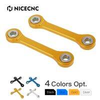 NICECNC Motocross 2PCS Aluminum Linkage Lowering Link Kit For Suzuki DRZ400 2000 2019 For Kawasaki KLX400 Lower 7cm Blue Gold