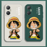 เคส Infinix Hot 20 5G Case Luffy เคสกันกระแทกซิลิโคนเหลวแบบเต็มรูปแบบต้นฉบับสี่เหลี่ยมจัตุรัสตัวป้องกันกล้องด้านหลัง