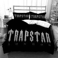 ✻ Famous Trapstar London Printing Quilt Cover Pillowcase Bedding Three Piece Set Multi Size Quilt Bed Comforter Set