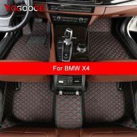 G02รถ YOGOOGE รถเสื่อปูพื้นเองสำหรับ BMW X4 F26พรมเช็ดเท้าอุปกรณ์ตกแต่งรถยนต์