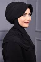 มุสลิมแฟชั่นผู้หญิง Hijabs เบสบอลหมวก Instant Jersey ผ้าพันคอ Ready To Wear HIjab Headwrap เสื้อผ้าอิสลาม Accessories