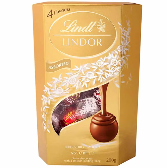 Lindt LINDOR 4 Flavors Assorted Truffles 200g Lazada PH