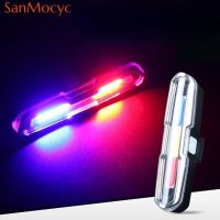 ﺴ☑ Bicycle Rear Light Rechargeable Led Bike Back Light Color-Changing Mtb Taillight Mountain Bike Cycling Lamp Bicycle Accessories