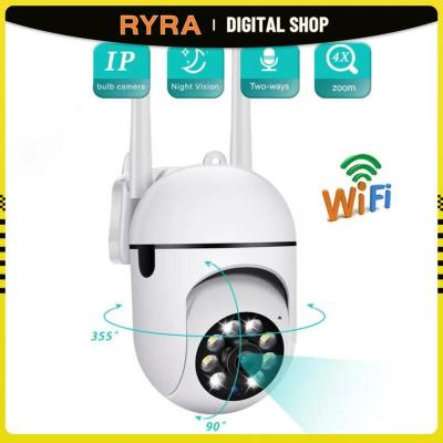 ZZOOI RYRA Mini Wifi Camera Outdoor 4X Digital Zoom AI Human Detect Wireless Camera Security Surveillance CCTV With 1080P IP Camera