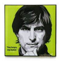 Steve Jobs #2 สตีฟ จอบส์ CEO Apple รูปภาพ​ติดผนัง pop art กรอบรูป แต่งบ้าน ของขวัญ ของสะสม flashsale ลดกระหน่ำ