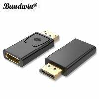 Bundwin Dp To หัวแปลงสัญญาณ Hdmi Displayport Display Port Male Female อะแดปเตอร์สายแปลงสัญญาณขั้วต่อเสียงวิดีโอสำหรับ Pc Hdtv