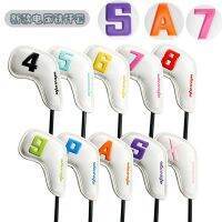 ❀▲ Golf iron set club cap cover รุ่นขยายฝาครอบป้องกันหมายเลขจำนวน velcro ปิด 10 จัดส่งฟรี