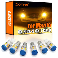 Zoomsee Canbus สำหรับ Mazda CX-3 CX-5 CX-7 CX-9 CX3 CX7 CX9ไม่มี Hyper Flash ข้อผิดพลาดรถ LED ไฟเลี้ยวไฟแสดงสถานะหลอดไฟ