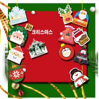 1set/20pcs Cartoon Handmade Christmas Gift Card DIY Happy New Year Postcards Christmas Greeting Cute Thank You Cards