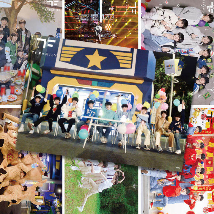 Times Fengjun TF family three generations poster group photo of all