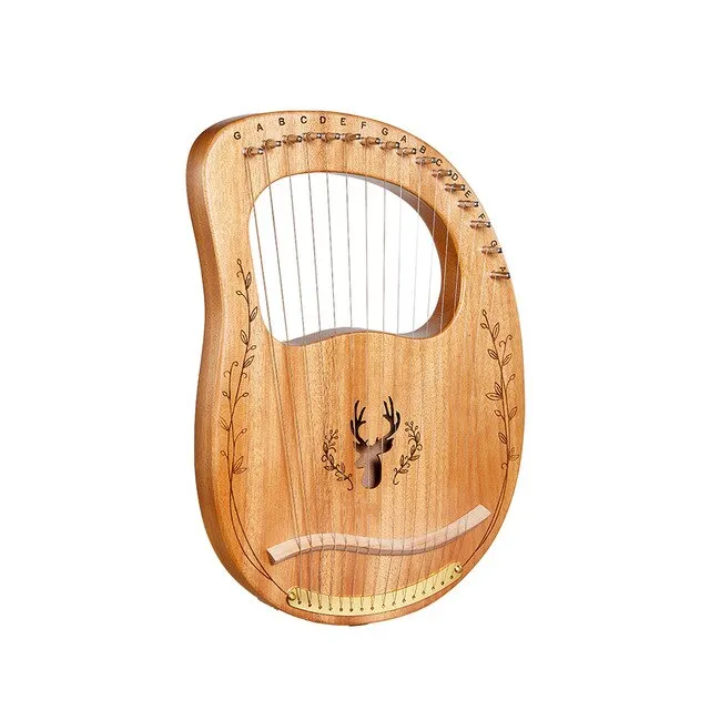 19 Strings Lyre Harp Piano 16-string Small Harp Easy To Learn Portable 